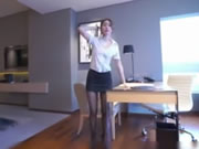 清純模特 黑絲OL制服小秘書 酒店約拍被攝影師鹹豬手